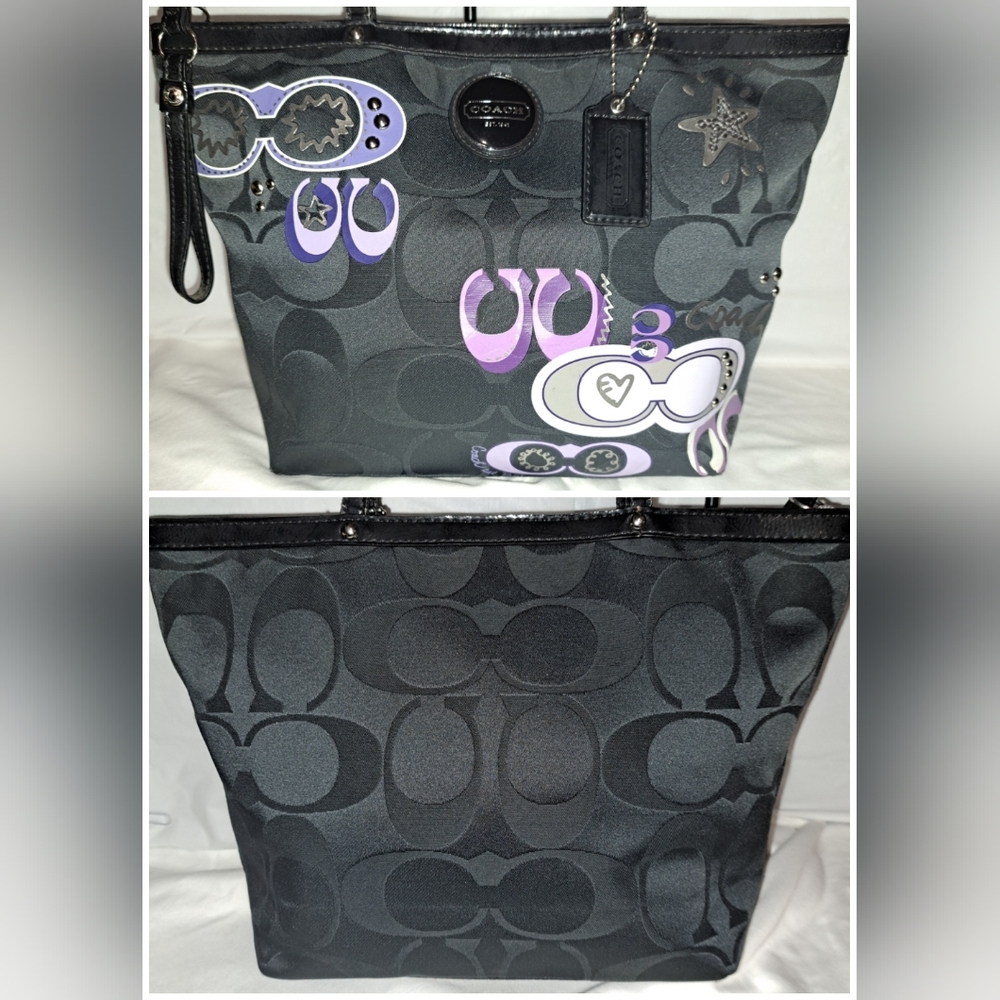 Coach Daisy Pop Optic Signature Shoulder Bag And Wallet Set - Picture 4 of 16